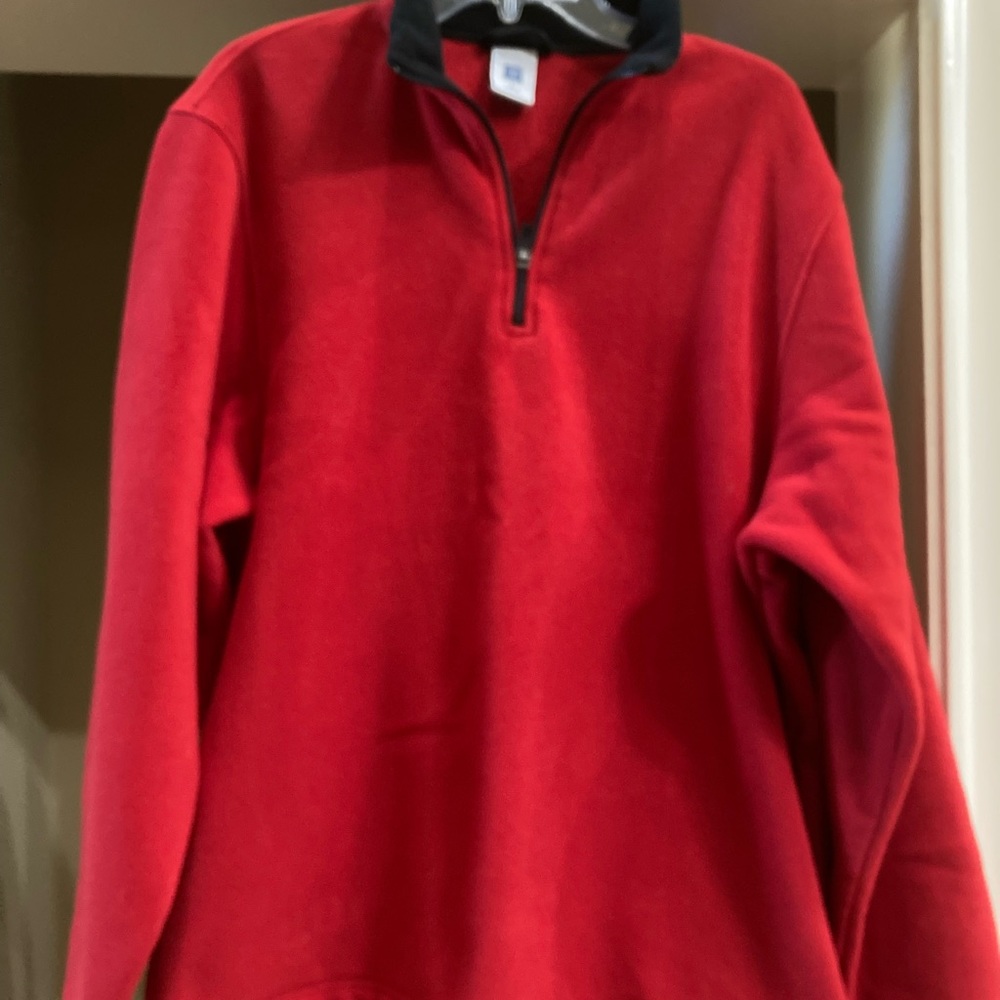 Like New Old Navy Red Fleece Sweater L